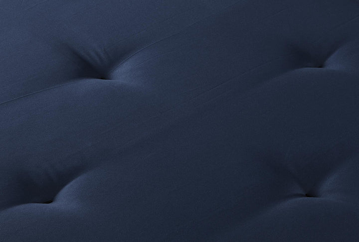 Caden 6 Inch Full Size Poly Filled Futon Mattress - Blue - Full