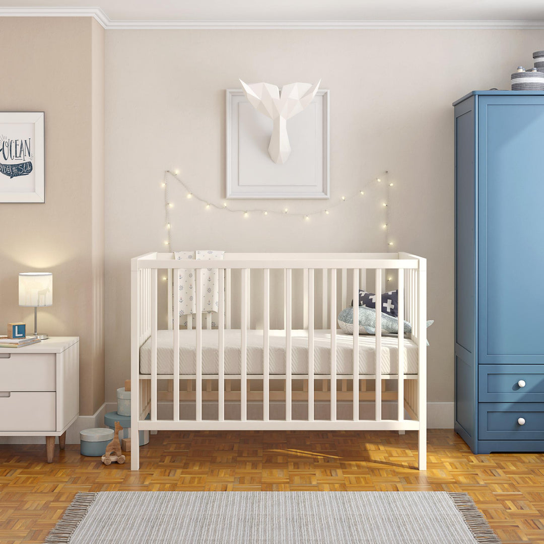 Safety 1st Peaceful Lullabies 5'' Crib and Toddler Bed Mattress - White - Crib & Toddler Mattress