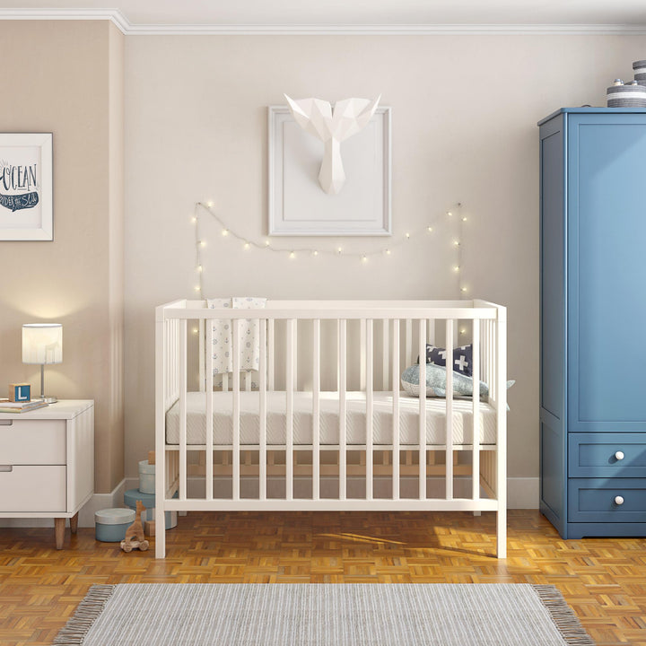 Safety 1st Peaceful Lullabies 5'' Crib and Toddler Bed Mattress - White - Crib & Toddler Mattress
