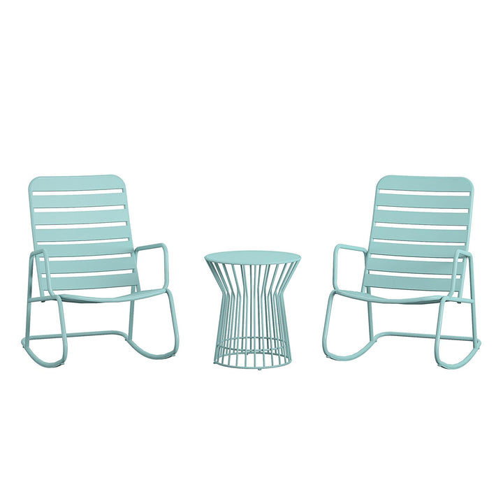 Roberta Outdoor/Indoor Rocking Chair - Aqua Haze