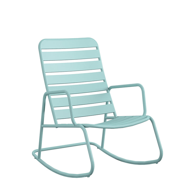 Roberta Outdoor/Indoor Rocking Chair - Aqua Haze