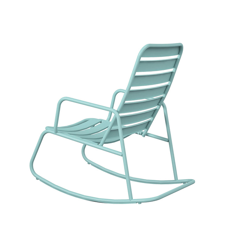 Roberta Outdoor/Indoor Rocking Chair - Aqua Haze