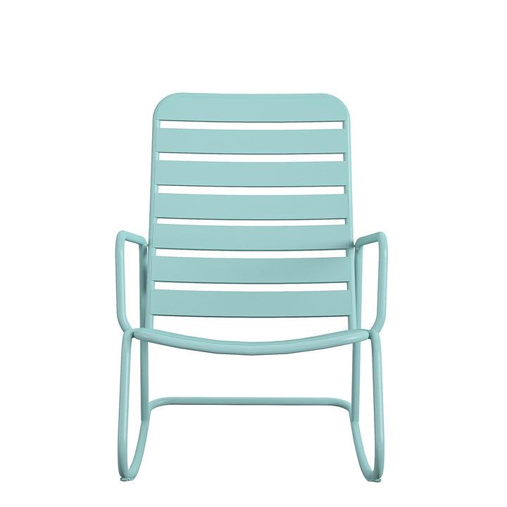 Roberta Outdoor/Indoor Rocking Chair - Aqua Haze