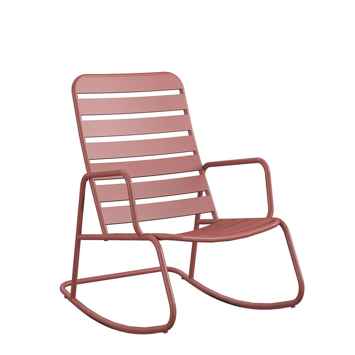 Roberta Outdoor/Indoor Rocking Chair - Terracotta