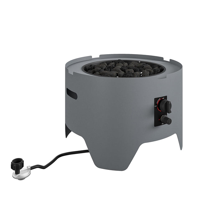 23-in fire pit - Dark Gray