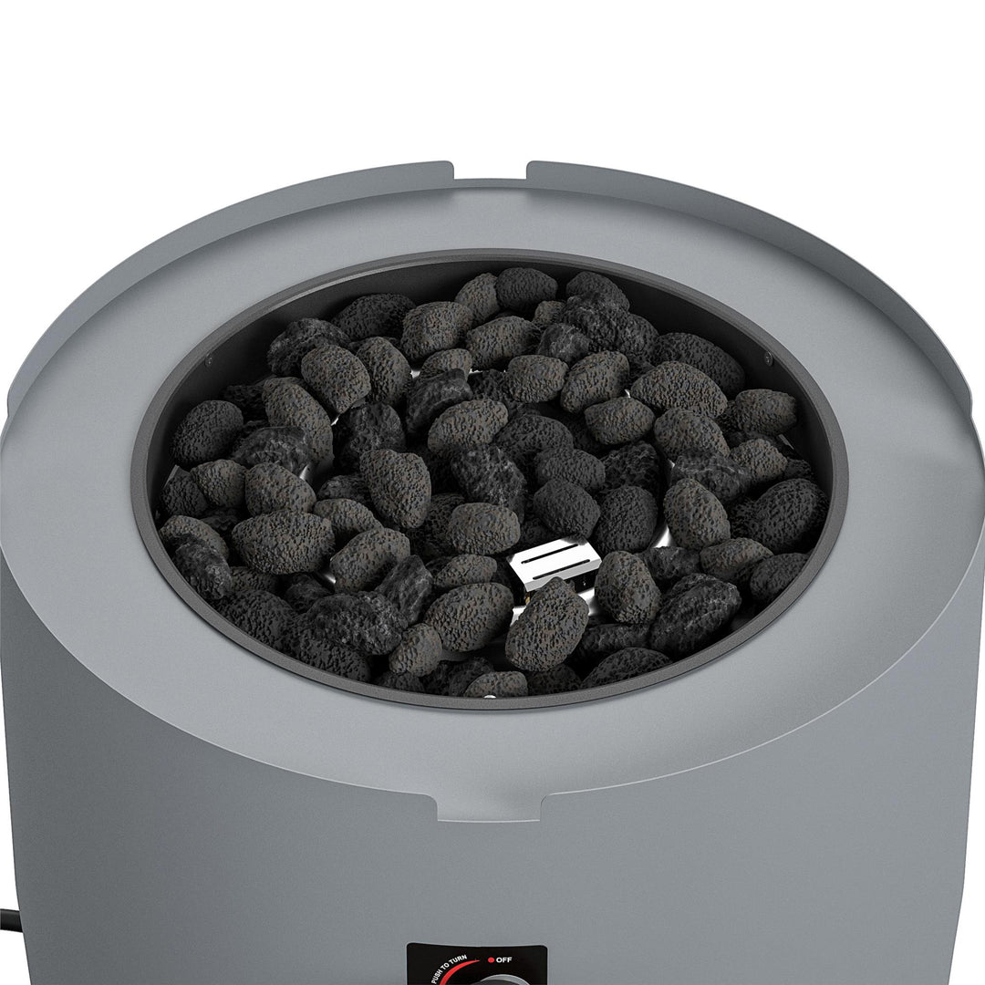 Astra Collection, 23 Inch Fire Pit - Dark Gray