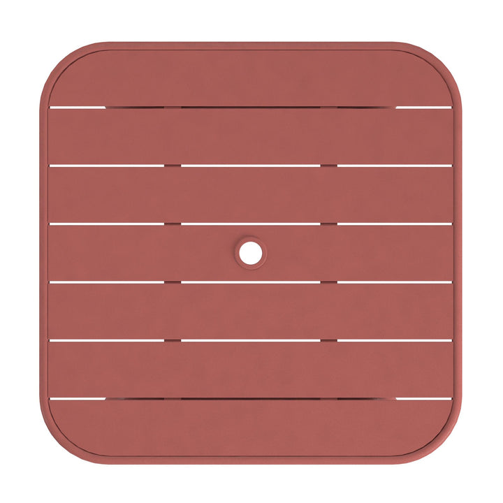 poolside dining furniture - Red