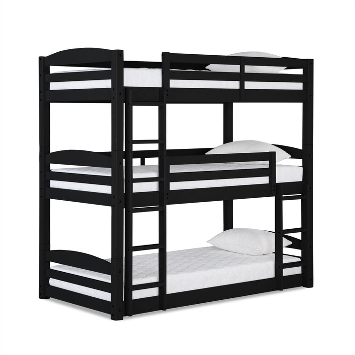 bunk bed for 3 - Black
