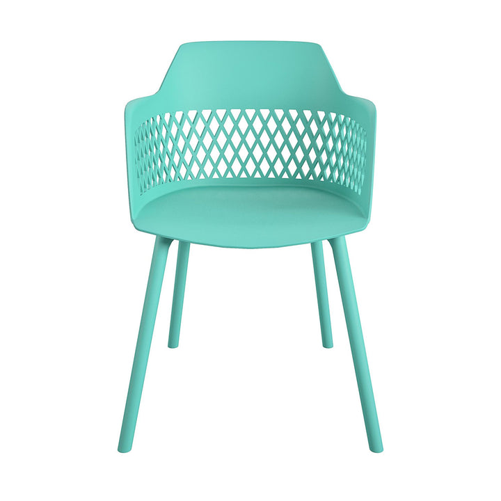 lattice dining chair - Kiwi Green