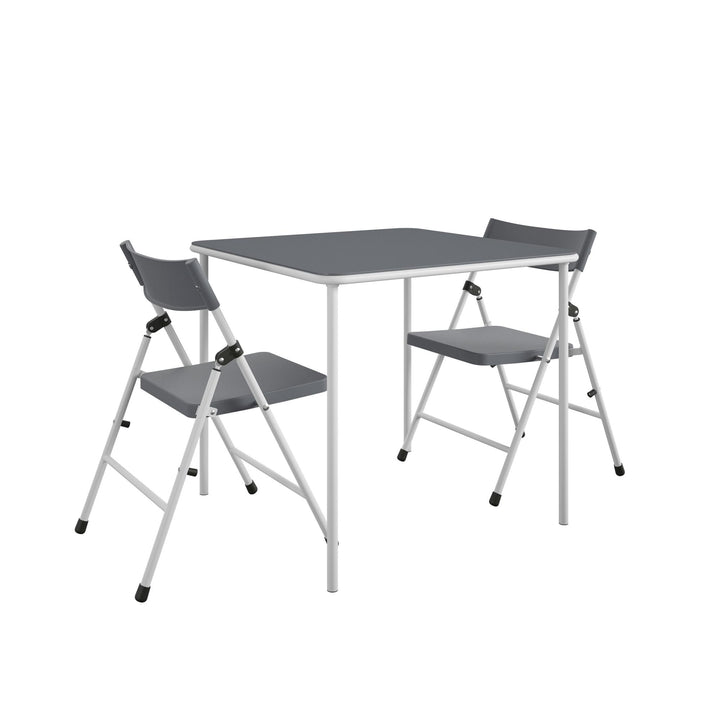 Kid's 3-Piece Activity Set with a Table and 2 Chairs  -  Gray
