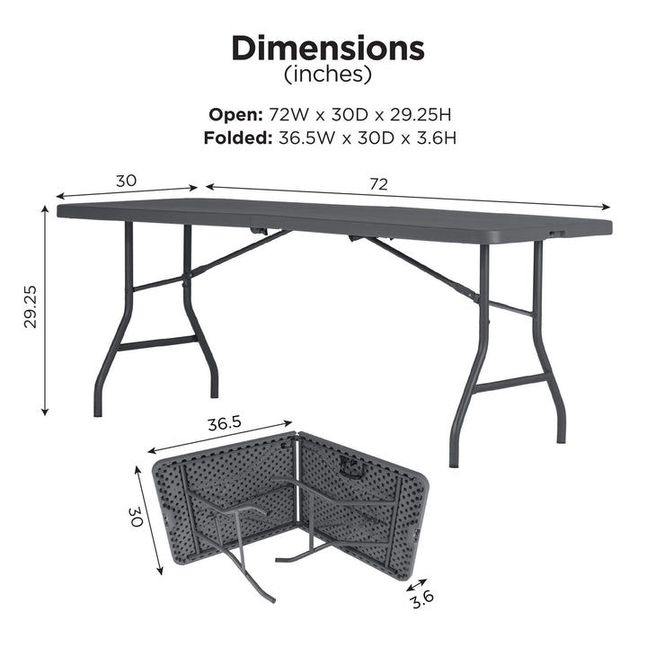 6 foot table for commercial use -  Gray 