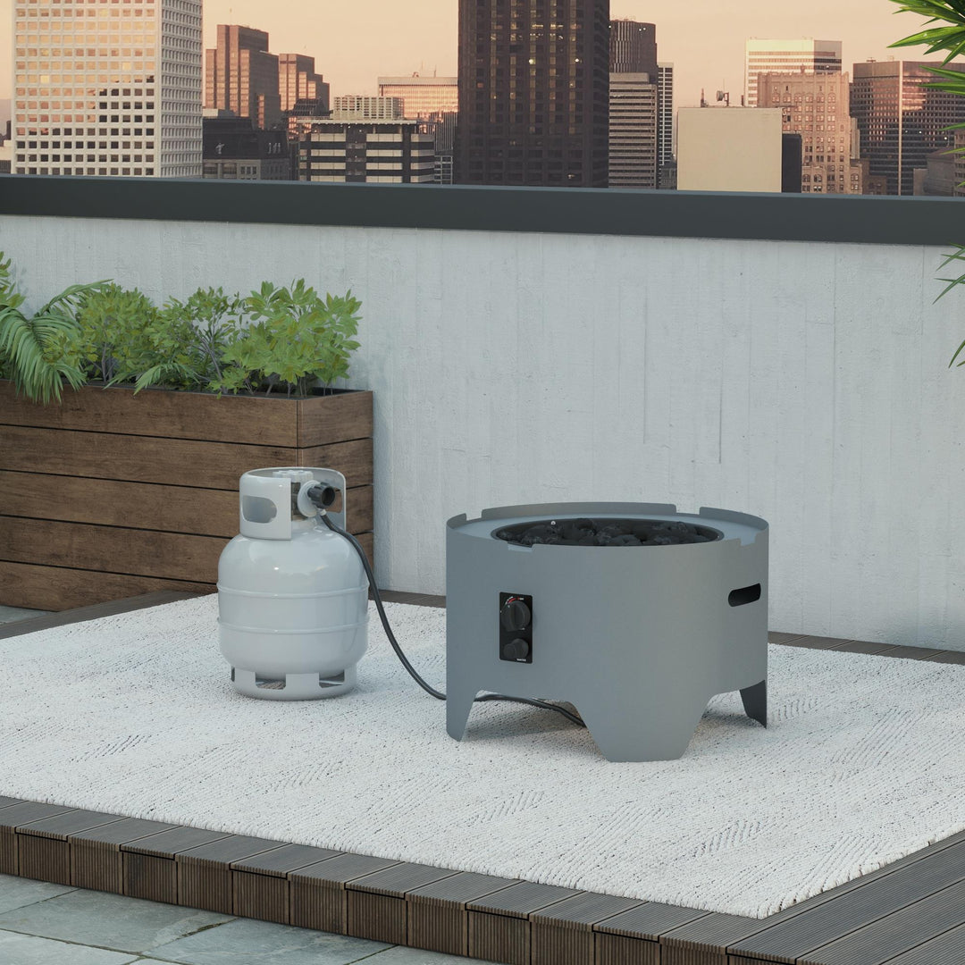 modern fire pit - Dark Gray