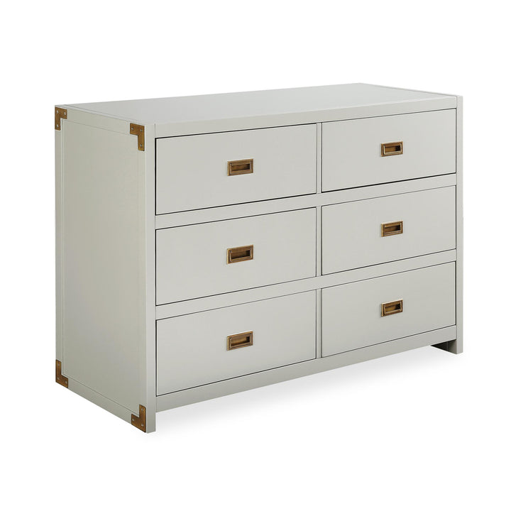 Miles 6-Drawer Dresser for Storage -  Graphite Grey