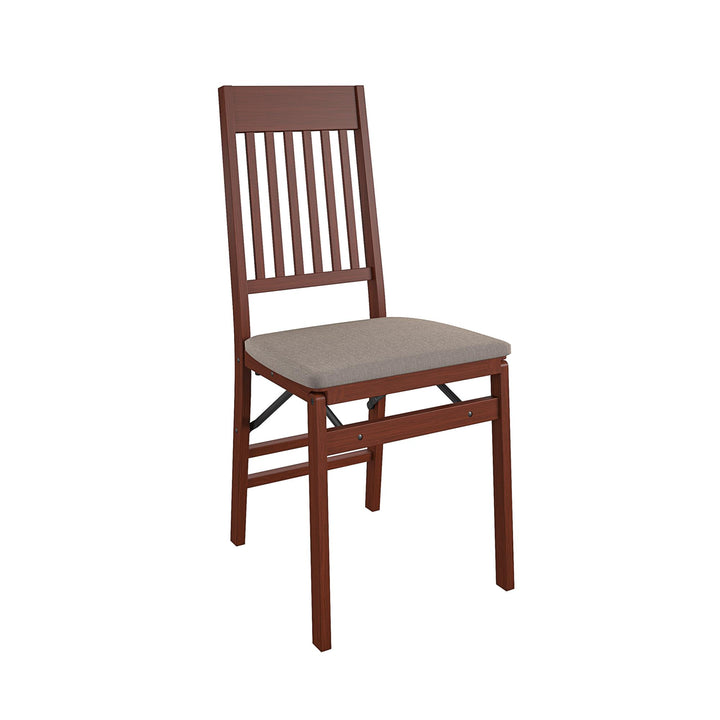 Mission back design chairs for living room -  Walnut 