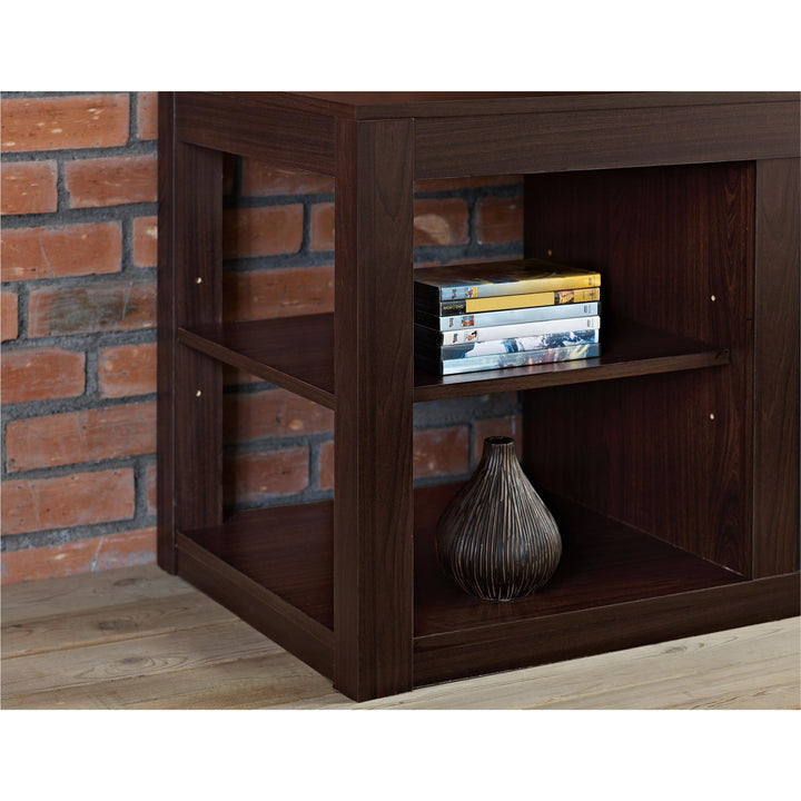 Electric Fireplace TV Stand for TVs up to 65 Inches -  Espresso