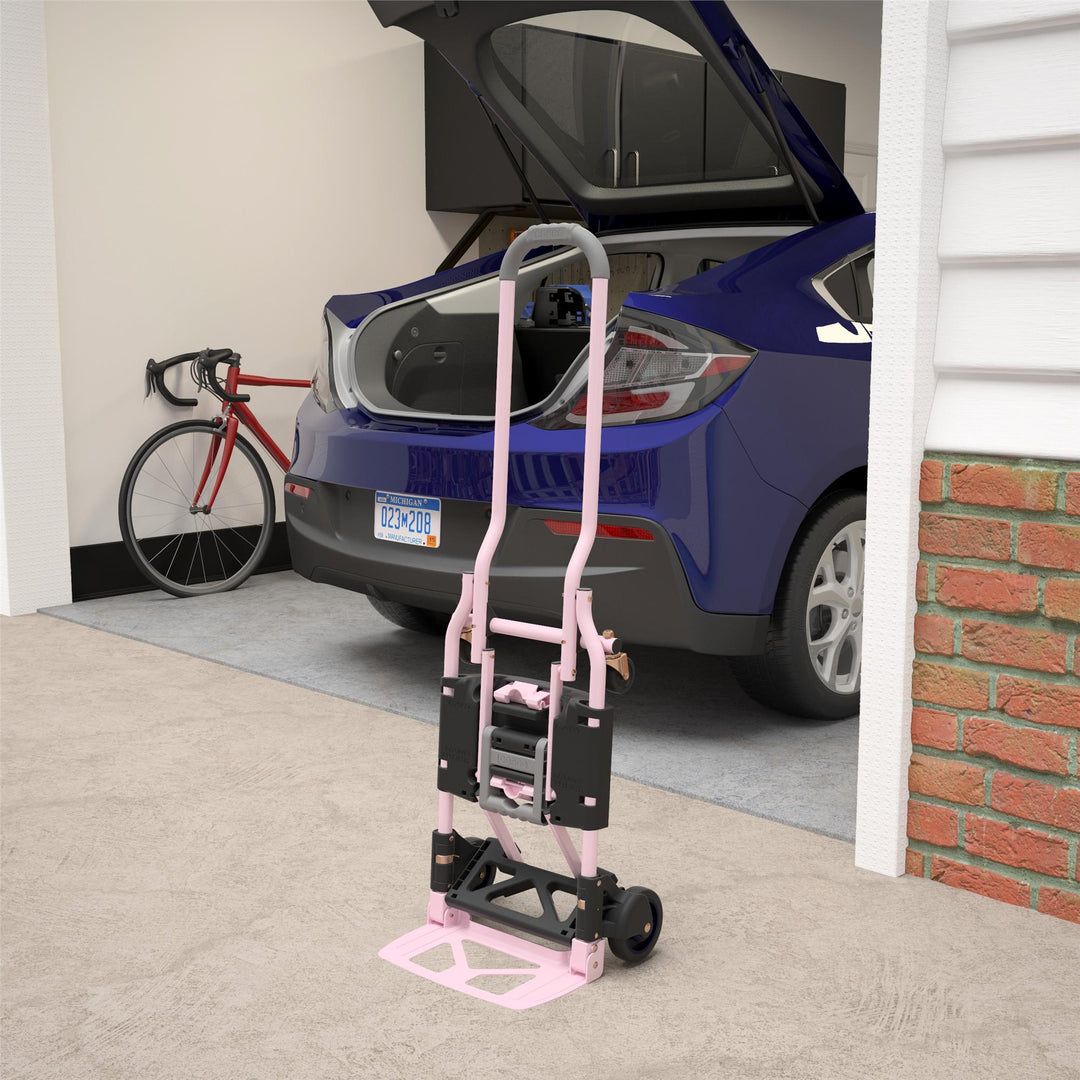 COSCO Multi-Position Hand Truck and Cart -  Pink 