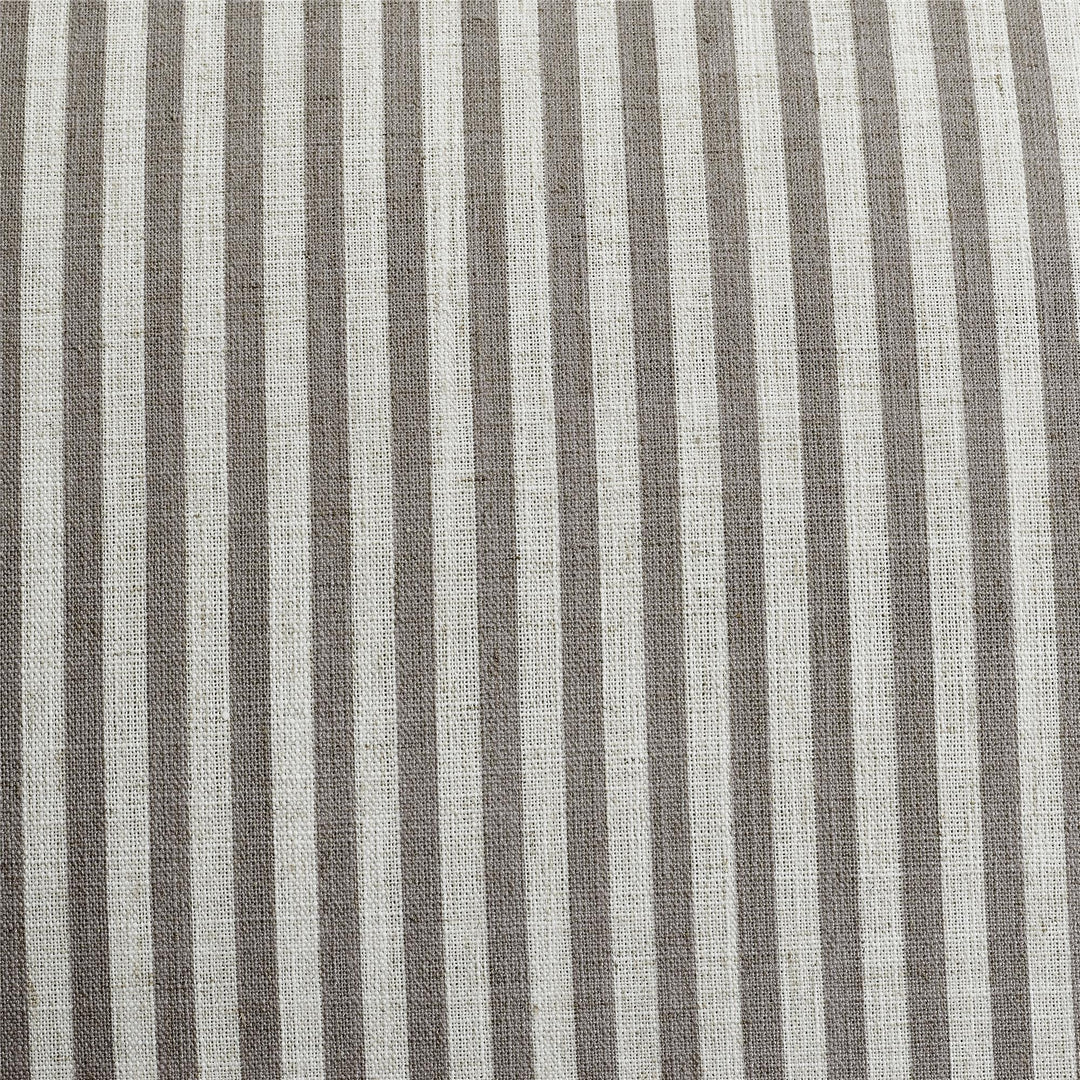 Jaya Upholstered Accent Chair with Solid Wood Feet - Beige Stripe