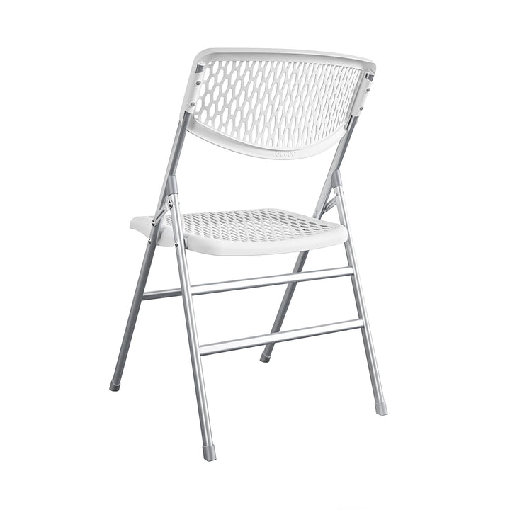 Ultra Comfort XL Plastic Folding Chair Commercial -  White 