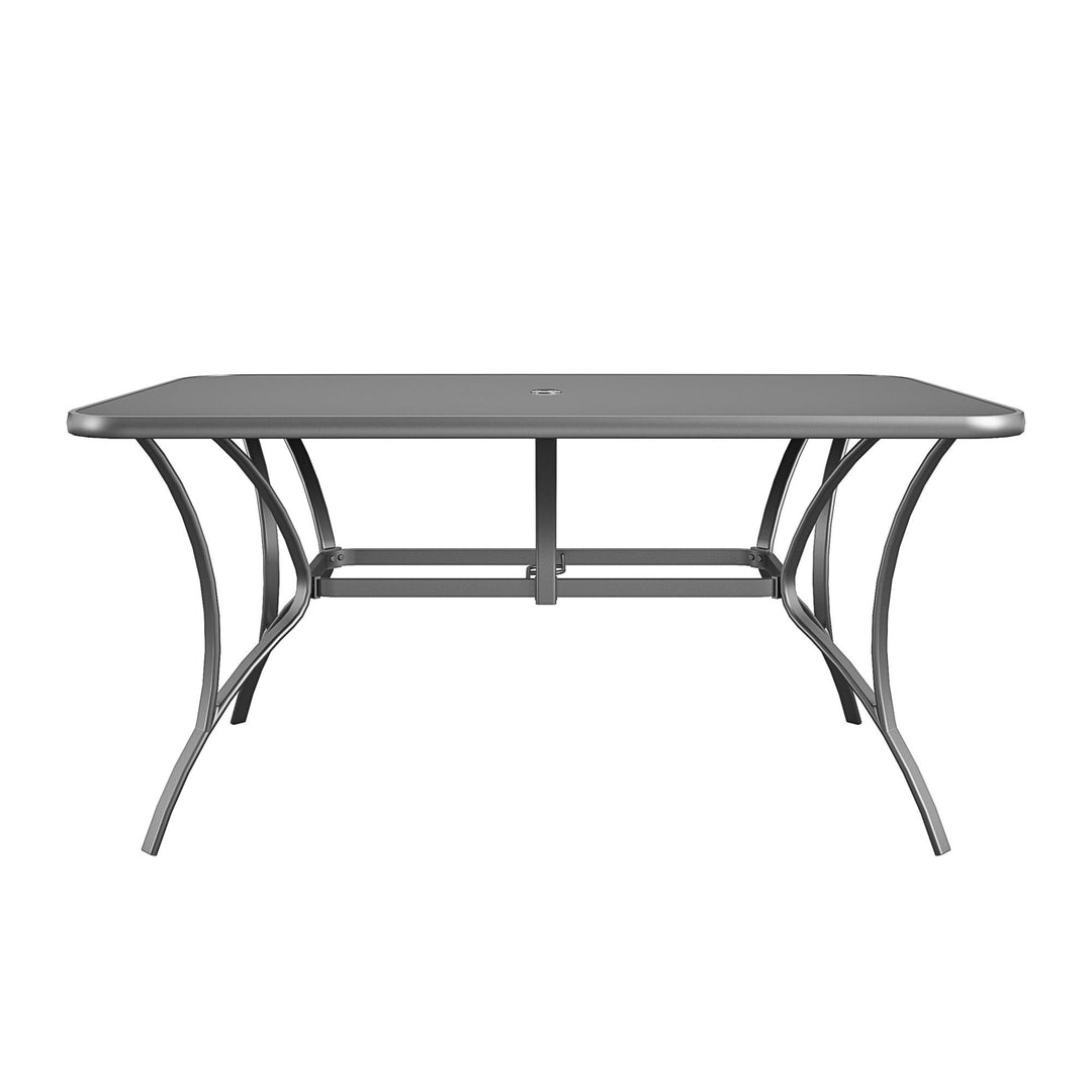 Patio dining with Paloma design -  Charcoal