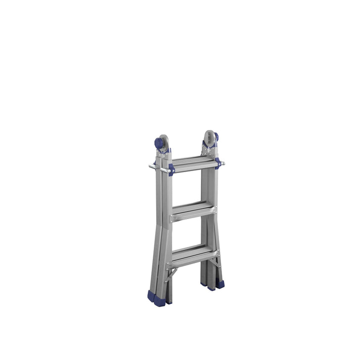 Articulating 14 ft Ladder with Multiple Heights -  Silver