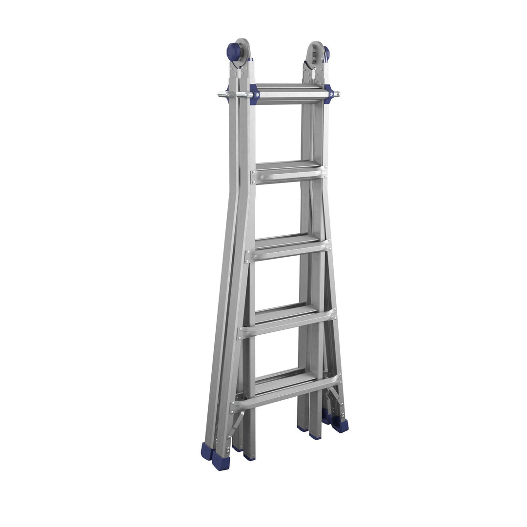 22 foot folding ladder  - Silver