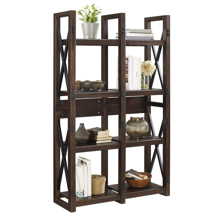 Wildwood bookshelf for rooms -  Espresso