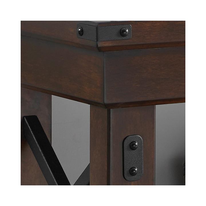 Entryway drawer storage bench -  Espresso