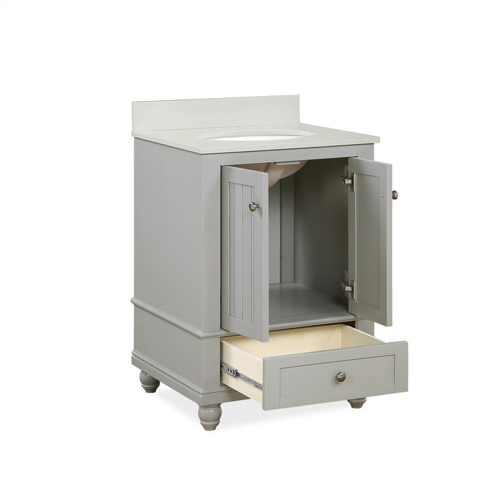 Monteray Beach elegant bathroom vanity -  Gray - 24"