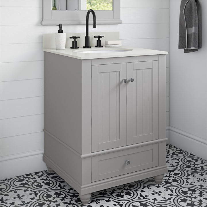 Monteray Beach granite vanity -  Gray - 24"