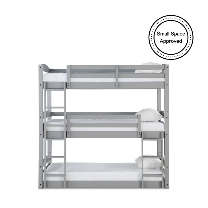 triple twin bed - Gray