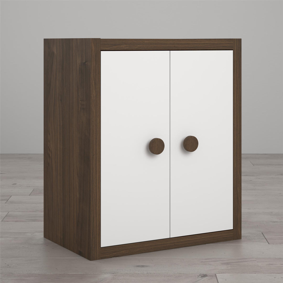 Modular storage with doors -  White