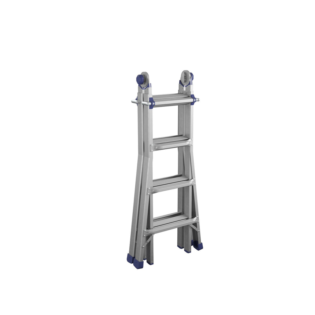 300 lb Capacity 18 ft Max Reach Ladder -  Silver