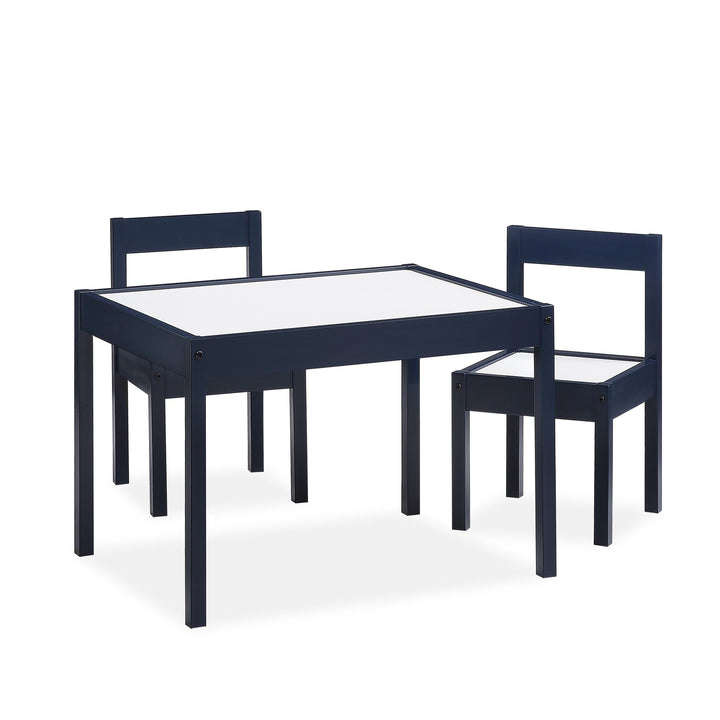 Hunter 3-Piece Kiddy Table and Chair Kids Set -  Blue