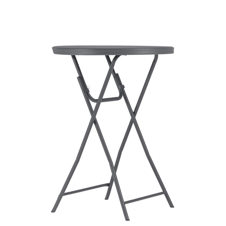Commercial Cocktail Folding Table  -  Gray 