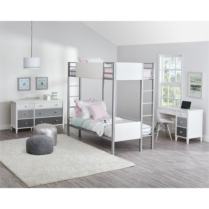 Monarch Hill Poppy dresser for bedroom -  Gray