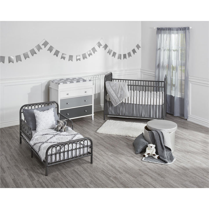 Poppy changing table topper for nursery -  White