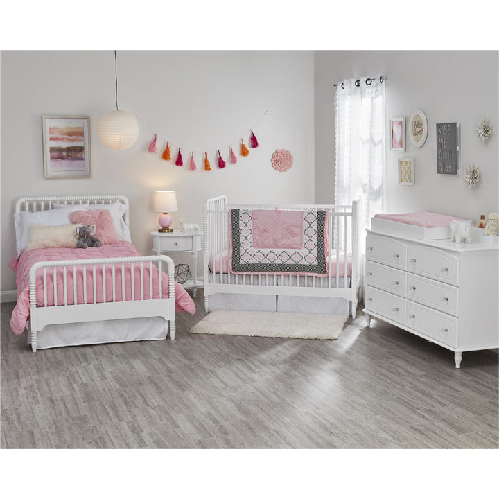 Functional changing table topper for nursery -  White
