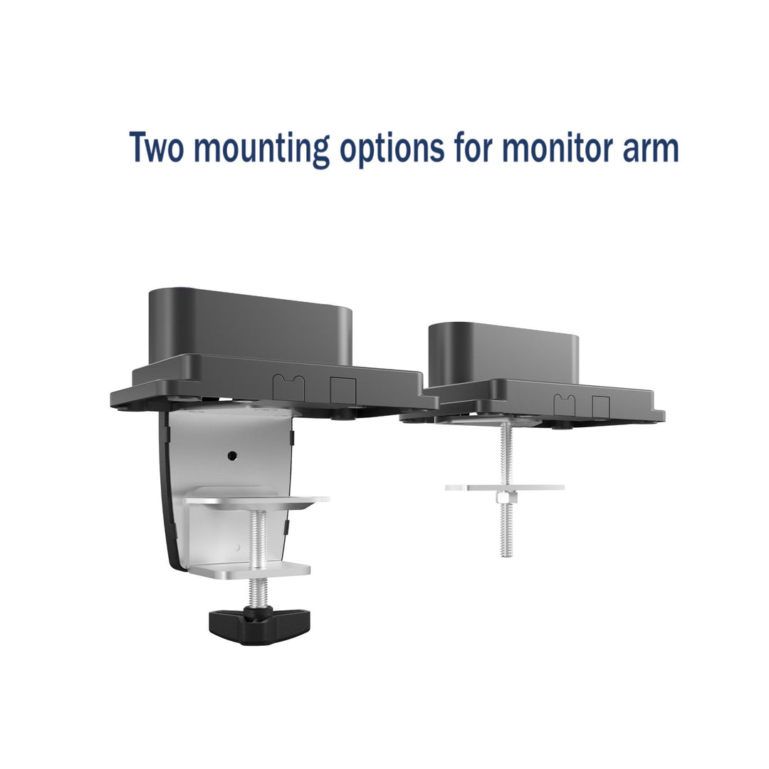 Dual monitor swivel arm -  Black 