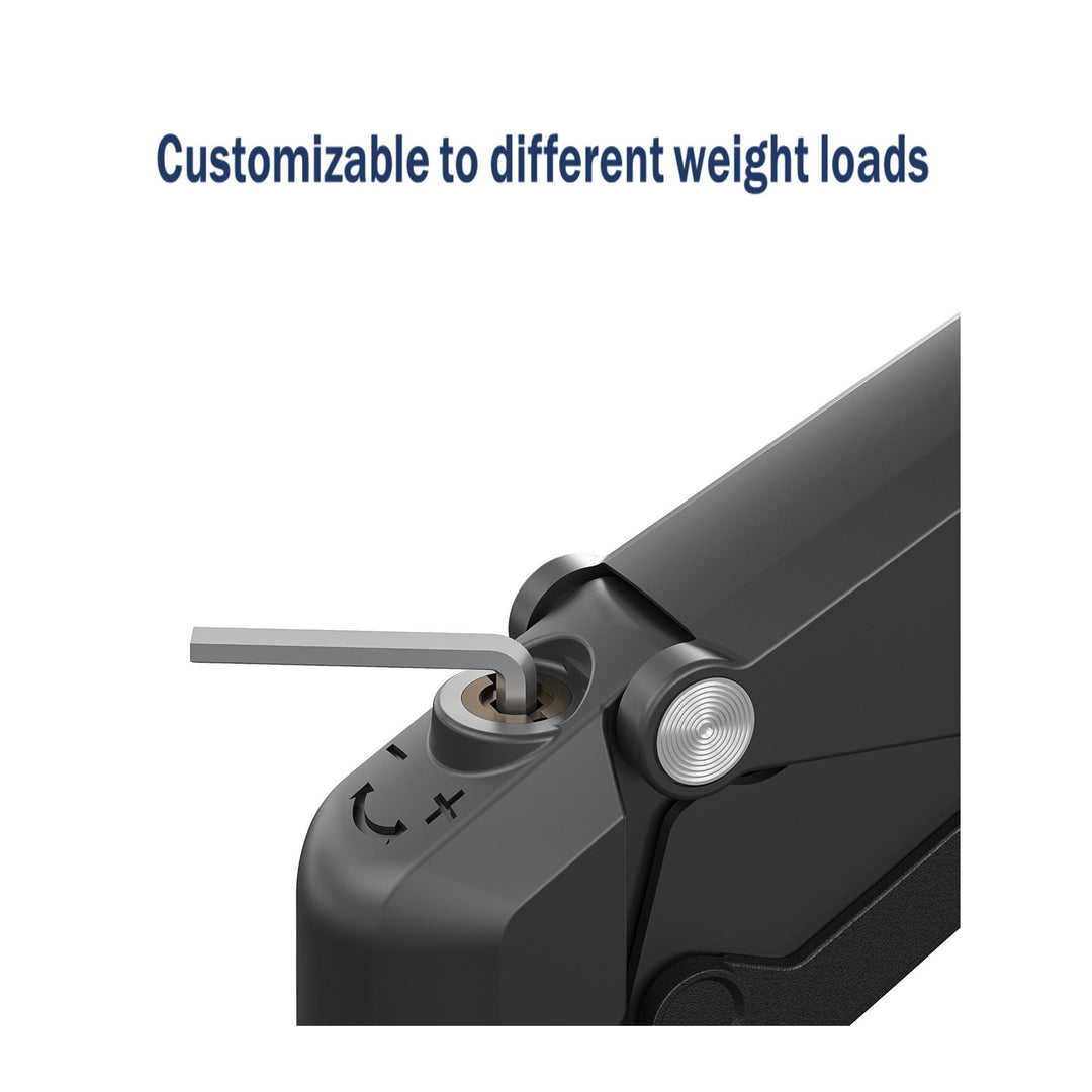 Dual monitor setup stand -  Black 