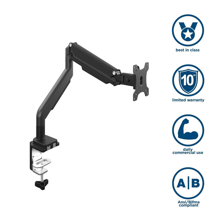 Single Monitor Arm - Black - 1-Pack