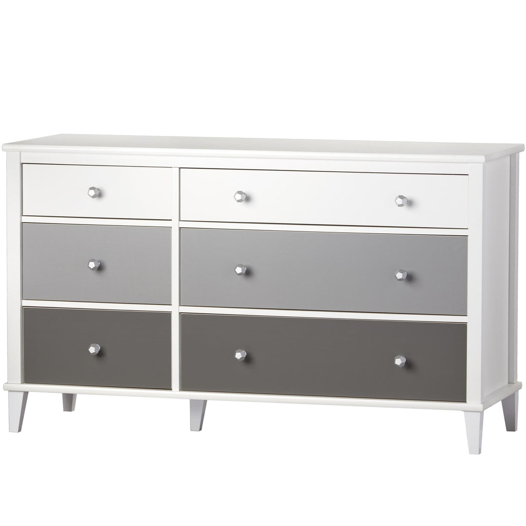 Bedroom furniture with interchangeable knobs -  Gray