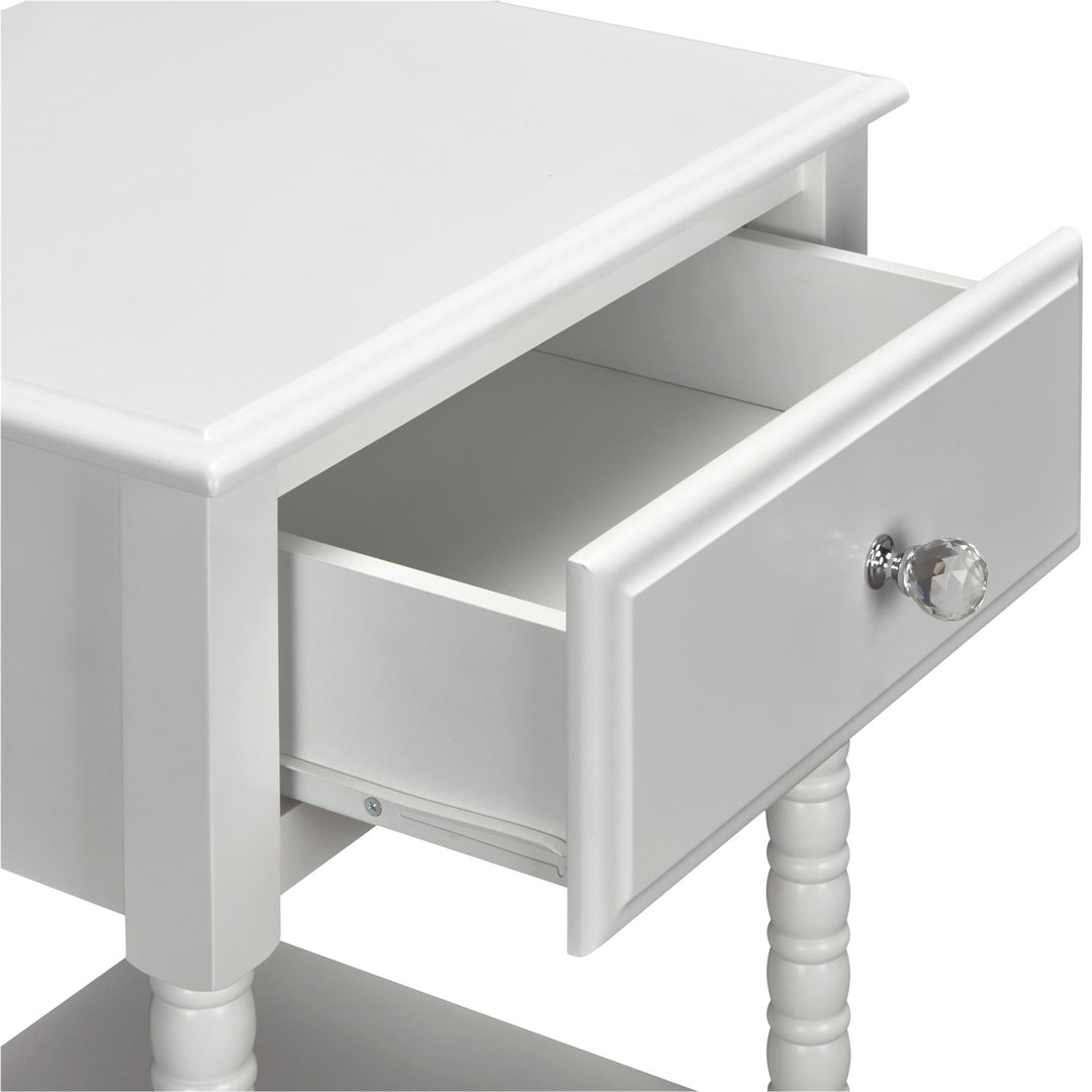 Rowan Valley Linden 1 drawer nightstand -  White