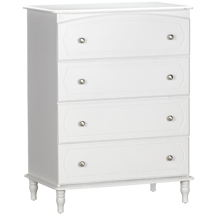 Benefits of wooden feet in dressers -  White