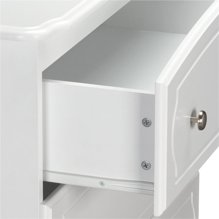How to organize 4 drawer dressers -  White