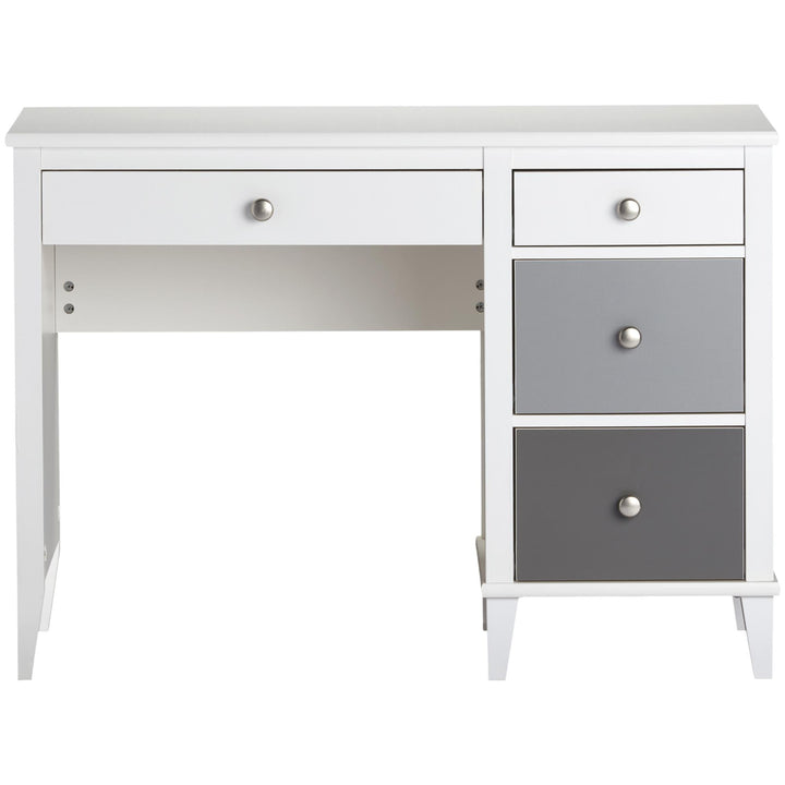 Monarch Hill Poppy Kids Desk with 2 Sets of Knobs - Gray