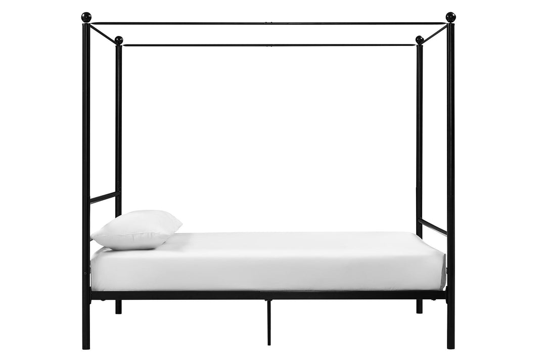 Canopy bed frame - Black - Queen