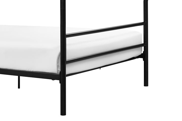canopy bed storage - Black - Queen
