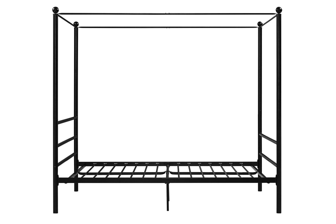 Canopy bed - Black - Queen
