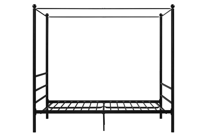 Canopy bed - Black - Queen