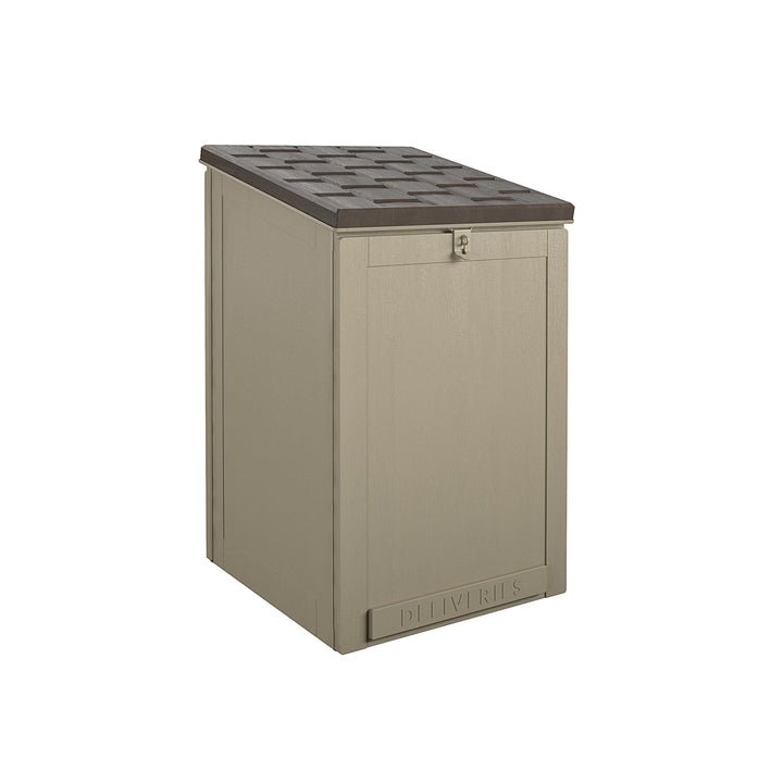 Large Package Delivery and Storage Box Lockable -  Tan